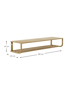 Appendiabiti Da Parete In Metallo Shelf