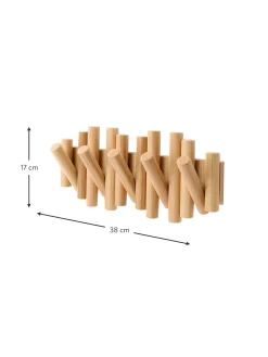 Appendiabiti Da Parete In Legno Di Pino Picket