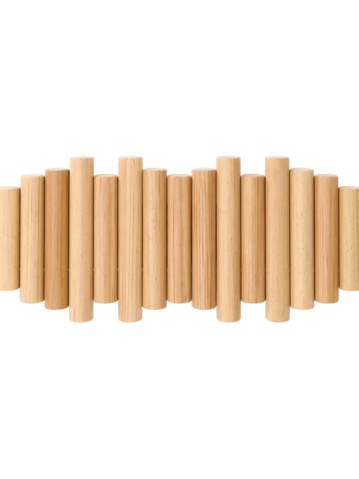 Appendiabiti Da Parete In Legno Di Pino Picket