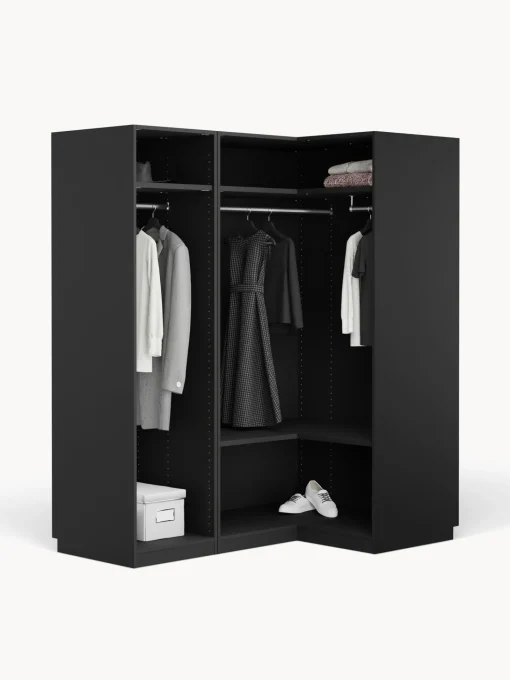Armadio Angolare Componibile Simone, Larg. 165 Cm, Diverse Varianti
