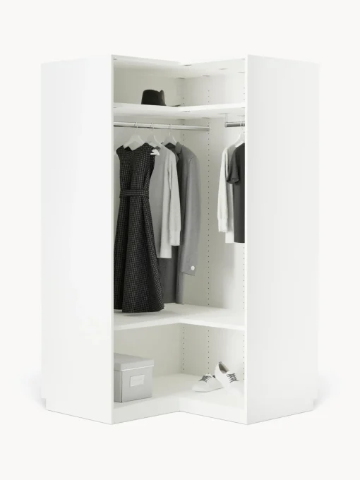 Armadio Angolare Componibile Simone, Larg. 115 Cm, Diverse Varianti