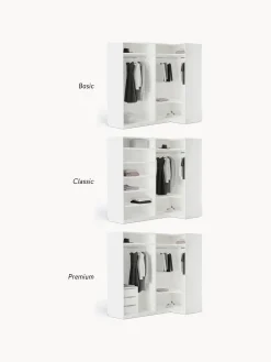 Armadio Angolare Componibile Charlotte, Larg. 215 Cm, Diverse Varianti