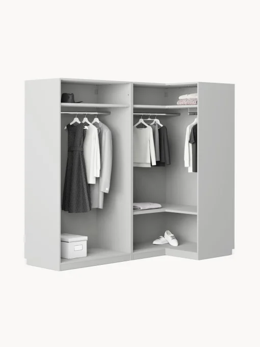 Armadio Angolare Componibile Charlotte, Larg. 215 Cm, Diverse Varianti