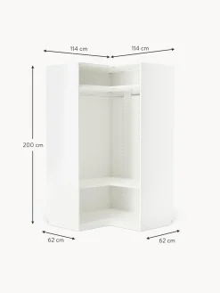 Armadio Angolare Componibile Charlotte, Larg. 115 Cm, Diverse Varianti