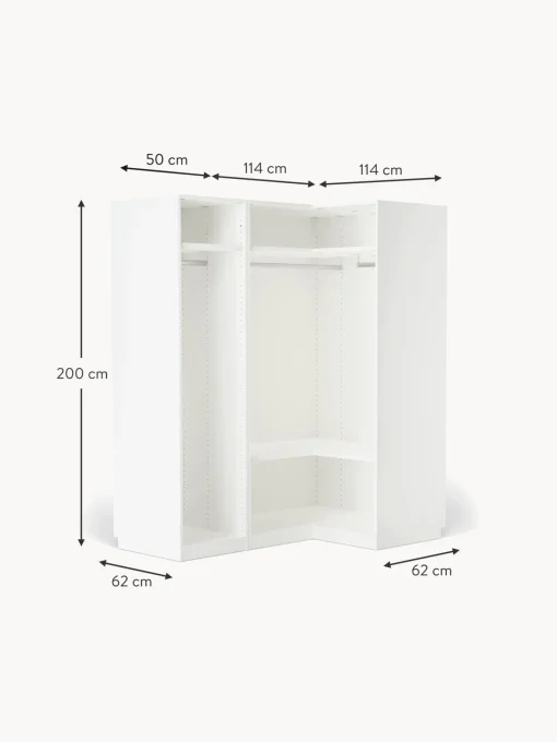 Armadio Angolare Componibile Leon, Larg. 165 Cm, Diverse Varianti
