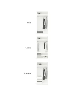 Armadio Componibile Ad Ante Girevoli Leon, Larg. 100 Cm, Diverse Varianti