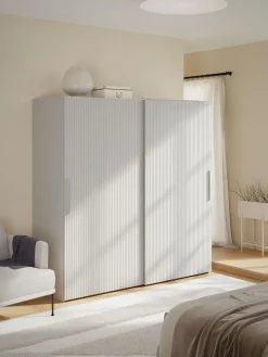 Armadio Componibile Con Ante Battenti Simone, Larg. 200 Cm, In Diverse Varianti