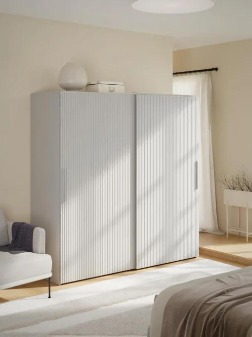 Armadio Componibile Con Ante Battenti Simone, Larg. 200 Cm, In Diverse Varianti
