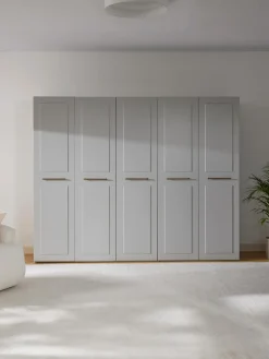 Armadio Componibile Con Ante Battenti Charlotte, Larg. 250 Cm, In Diverse Varianti