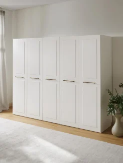 Armadio Componibile Con Ante Battenti Charlotte, Larg. 250 Cm, In Diverse Varianti