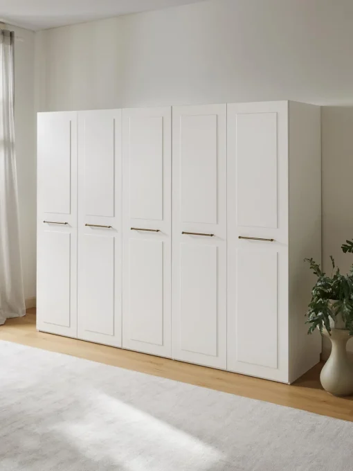 Armadio Componibile Con Ante Battenti Charlotte, Larg. 250 Cm, In Diverse Varianti