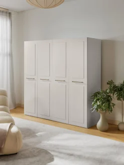 Armadio Componibile Con Anta Battente Charlotte, Larg. 200 Cm, In Diverse Varianti