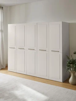 Armadio Componibile Con Anta Battente Charlotte, Larg. 250 Cm, In Diverse Varianti