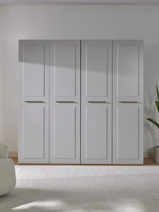 Armadio Componibile Con Ante Battenti Charlotte, Larg. 200 Cm, In Diverse Varianti