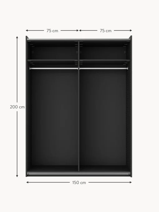 Armadio Componibile Con Ante Battenti Simone, Larg. 150 Cm, In Diverse Varianti