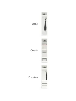 Armadio Componibile Con Anta Battente Charlotte, Larg. 50 Cm, In Diverse Varianti