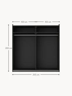 Armadio Componibile Con Ante Battenti Simone, Larg. 200 Cm, In Diverse Varianti