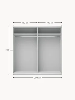 Armadio Componibile Con Ante Battenti Simone, Larg. 200 Cm, In Diverse Varianti