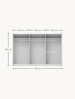 Armadio Componibile Con Ante Battenti Leon, Larg. 300 Cm, Diverse Varianti