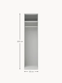 Armadio Componibile Con Anta Battente Charlotte, Larg. 50 Cm, In Diverse Varianti
