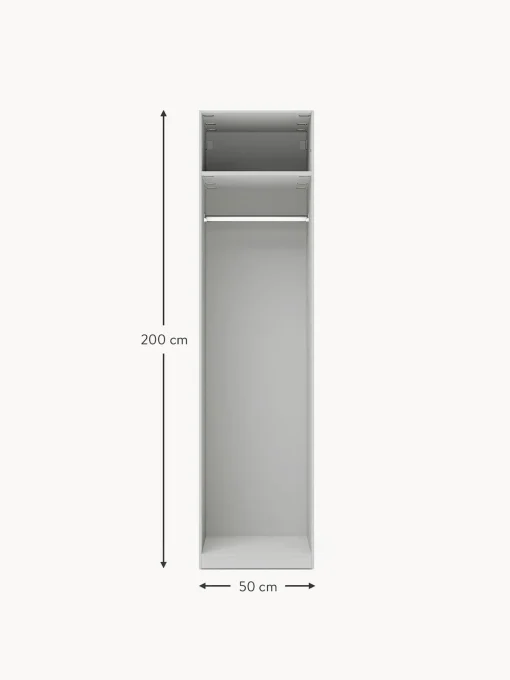 Armadio Componibile Con Anta Battente Charlotte, Larg. 50 Cm, In Diverse Varianti