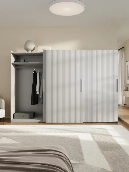 Armadio Componibile Con Ante Battente Simone, Larg. 300 Cm, In Diverse Varianti