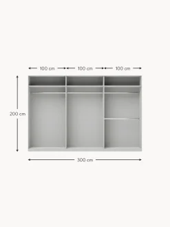 Armadio Componibile Con Ante Battenti Charlotte, Larg. 300 Cm, In Diverse Varianti