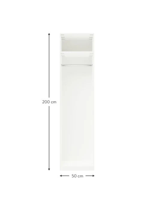 Armadio Componibile Con Anta Battente Charlotte, Larg. 50 Cm, In Diverse Varianti