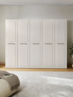 Armadio Componibile Con Anta Battente Charlotte, Larg. 250 Cm, In Diverse Varianti