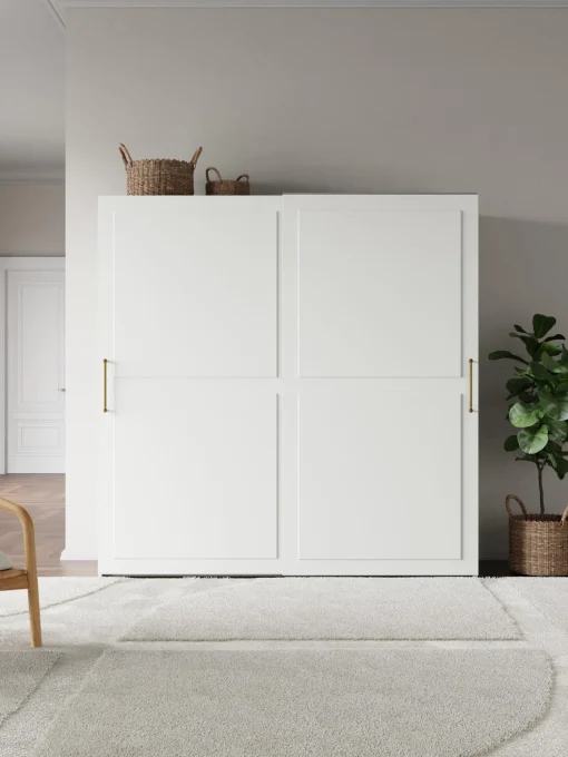 Armadio Componibile Con Ante Battenti Charlotte, Larg. 200 Cm, Diverse Varianti