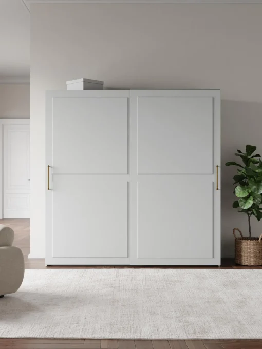 Armadio Componibile Con Ante Battenti Charlotte, Larg. 200 Cm, Diverse Varianti