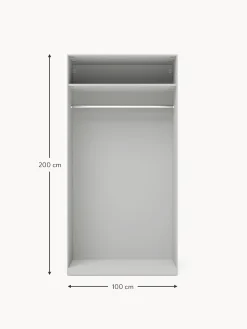 Armadio Componibile Con Ante Battenti Charlotte, Larg. 100 Cm, In Diverse Varianti