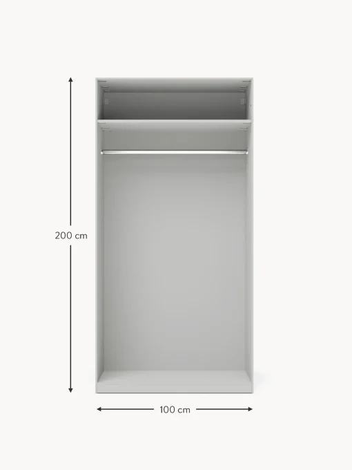 Armadio Componibile Con Ante Battenti Charlotte, Larg. 100 Cm, In Diverse Varianti