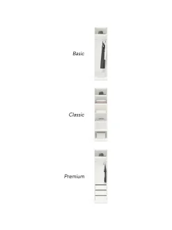 Armadio Componibile Con Anta Battente Charlotte, Larg. 50 Cm, In Diverse Varianti