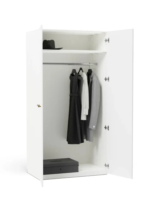 Armadio Componibile Con Ante Battenti Charlotte, Larg. 100 Cm, In Diverse Varianti