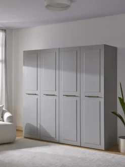 Armadio Componibile Con Ante Battenti Charlotte, Larg. 200 Cm, In Diverse Varianti