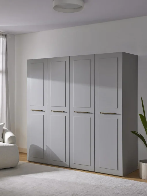 Armadio Componibile Con Ante Battenti Charlotte, Larg. 200 Cm, In Diverse Varianti