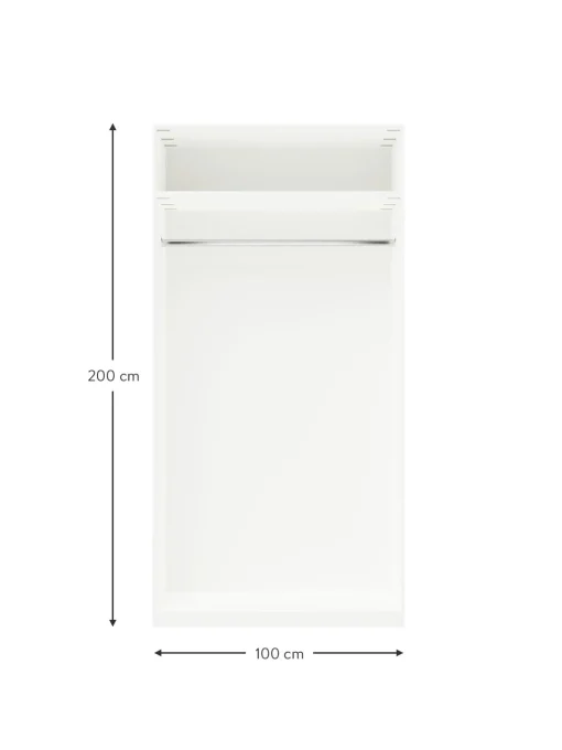 Armadio Componibile Con Ante Battenti Charlotte, Larg. 100 Cm, In Diverse Varianti