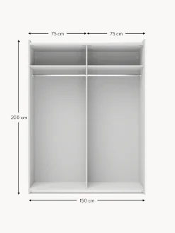 Armadio Componibile Con Ante Battenti Charlotte, Larg. 150 Cm, Diverse Varianti