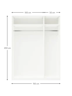 Armadio Componibile Con Ante Battenti Charlotte, Larg. 150 Cm, In Diverse Varianti