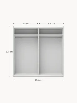 Armadio Componibile Con Ante Battenti Charlotte, Larg. 200 Cm, Diverse Varianti