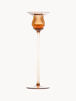Candelabro In Vetro Soffiato Tulipan