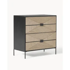 Cassettiera In Legno Di Mango Massiccio June