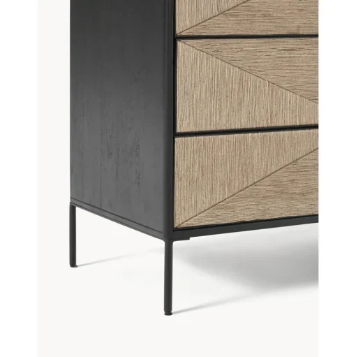 Cassettiera In Legno Di Mango Massiccio June