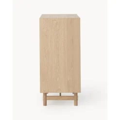 Cassettiera In Legno Di Quercia Diana