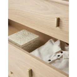 Cassettiera In Legno Di Quercia Diana