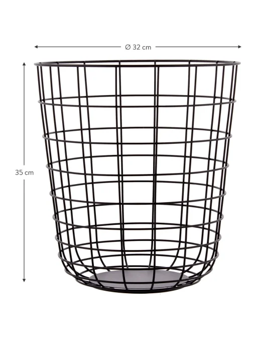 Cesto Grande In Metallo Wire