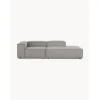 Chaise Longue Componibile In Velluto A Coste Lennon