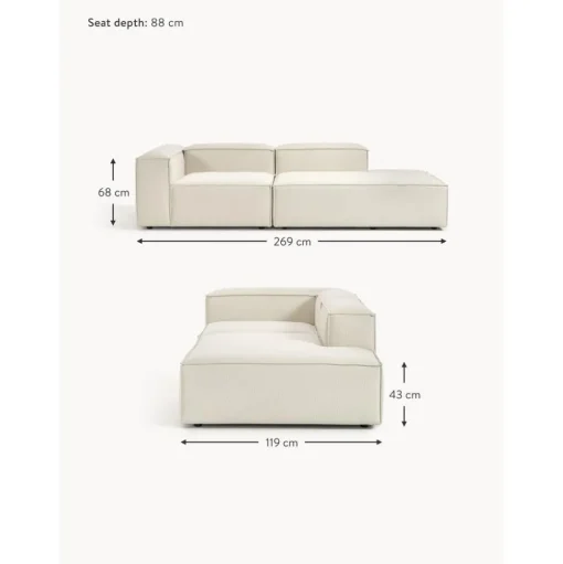 Chaise Longue Componibile Lennon