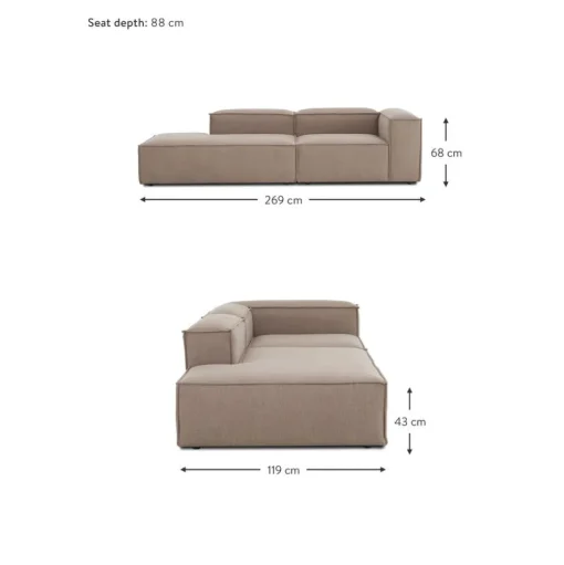 Chaise Longue Componibile Lennon